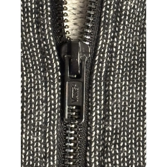 Vans Hoodie Mens Small Gray Black Full Zip Skater Skateboard - Picture 6 of 6